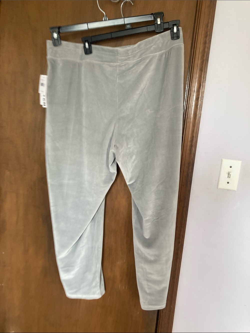 Sportelle gray velour velvet soft comfy pull on pant 2X - Picture 16 of 17